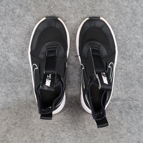 Nike Shoes Kids Toddler 12C Flex Sneaker Slip On Running Play Active Black White - Picture 6 of 11